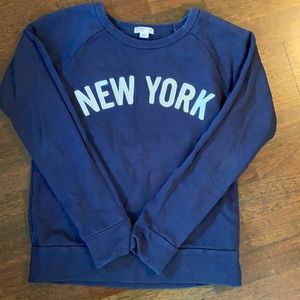 J crew crewcuts New York sweatshirt.  Size 12